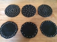 刺し子のコースター